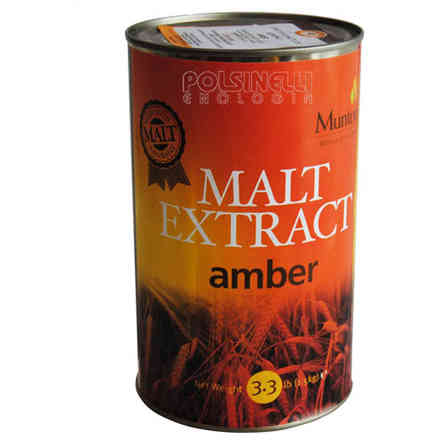 Líquido extracto de malta Amber (1,5 kg)