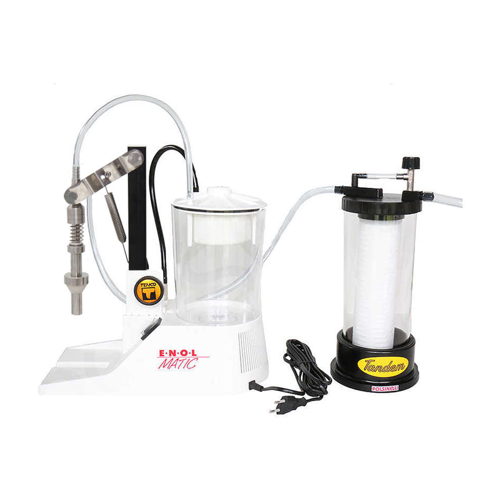 Llenadora Enolmatic con caño de acero inoxidable