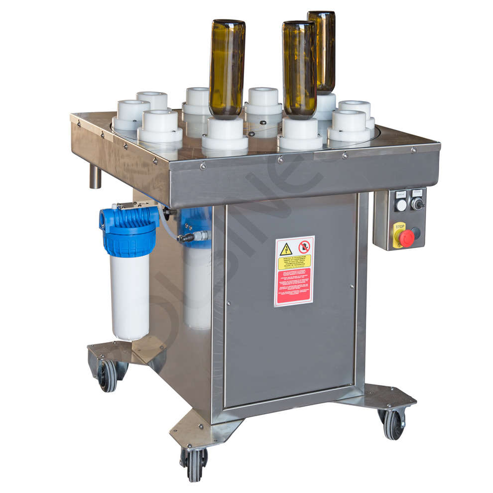 Machine rince-bouteilles semi-automatique P10