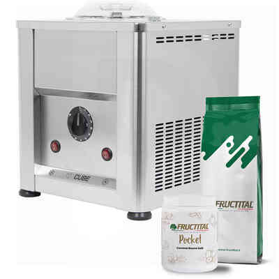Machine à glace CUBE 750 + Fiordilatte + Caramel