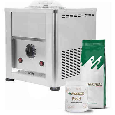 Machine à glace CUBE 750 + Fiordilatte + Noisette