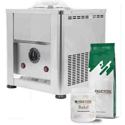 Machine à glace CUBE 750 + Fiordilatte + Pistacchio