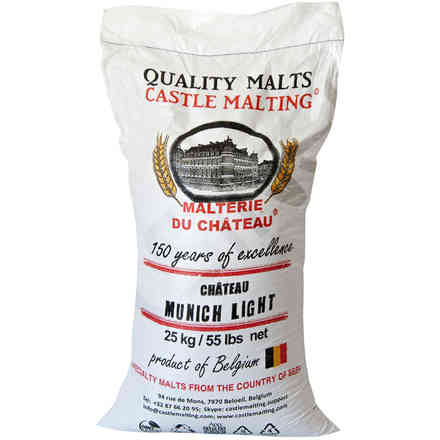 Malto in grani Château Munich Light 13-17 EBC (25 kg)