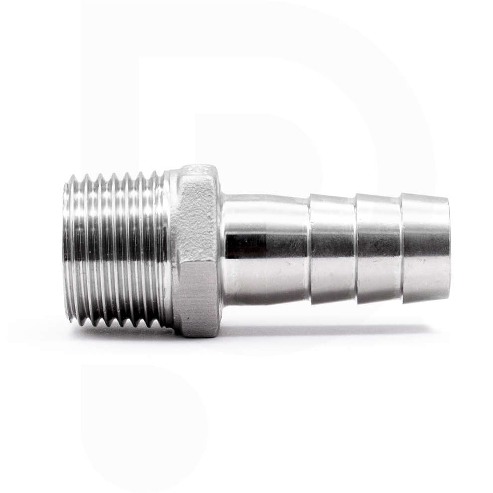 Manguera de acero de 1/2" x  manguera 14