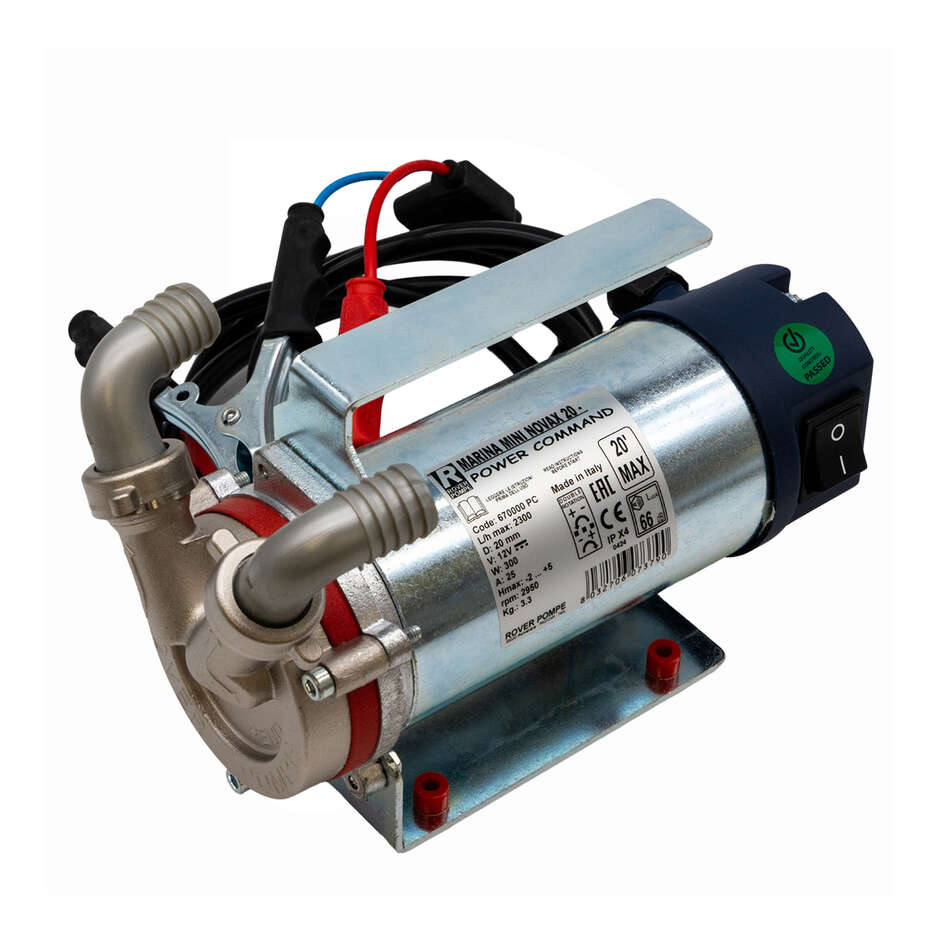 MARINA MINI NOVAX 20 Elektropumpe - 12V POWERCOMMAND
