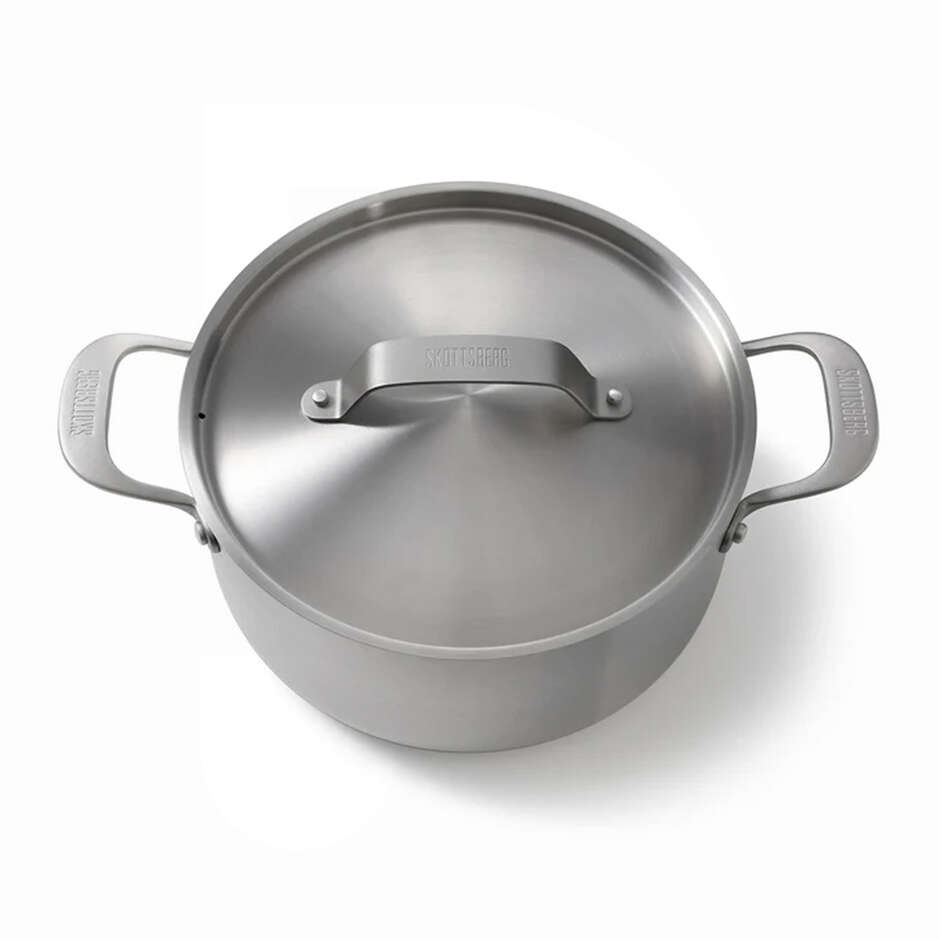 Marmite Haute Stainless Steel avec couvercle Ø 24 cm – 4,75 L