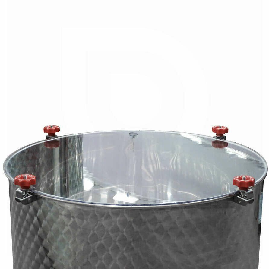 Mastello Maceratore Inox con Fondo Conico 10° da 200 L