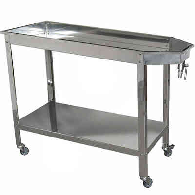Mesa de separación de acero inoxidable 1000X500 con estante