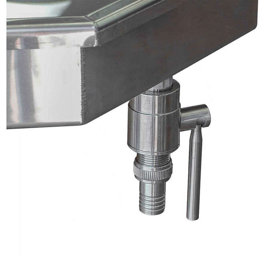 Mesa de separación de acero inoxidable 1000X500 con estante