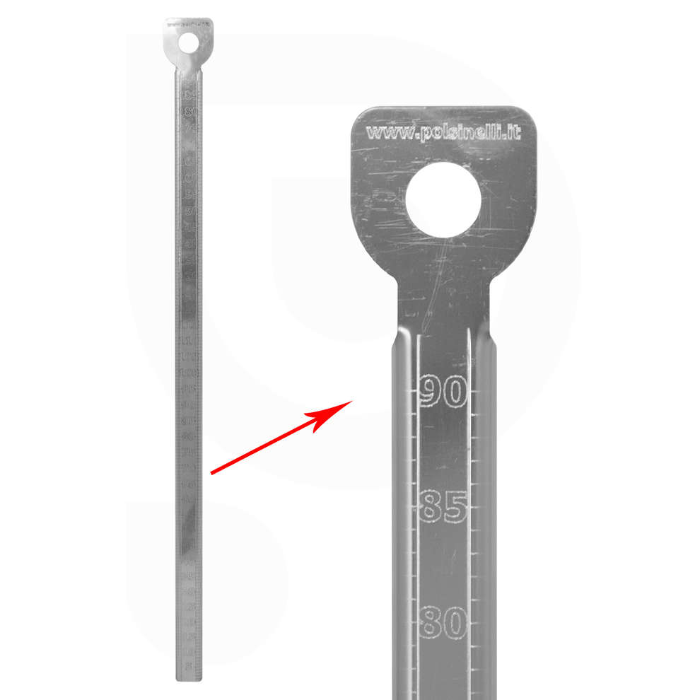 Mesureur de niveau Inox Birrometro 90