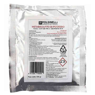 Metabisolfito di potassio (100 gr)