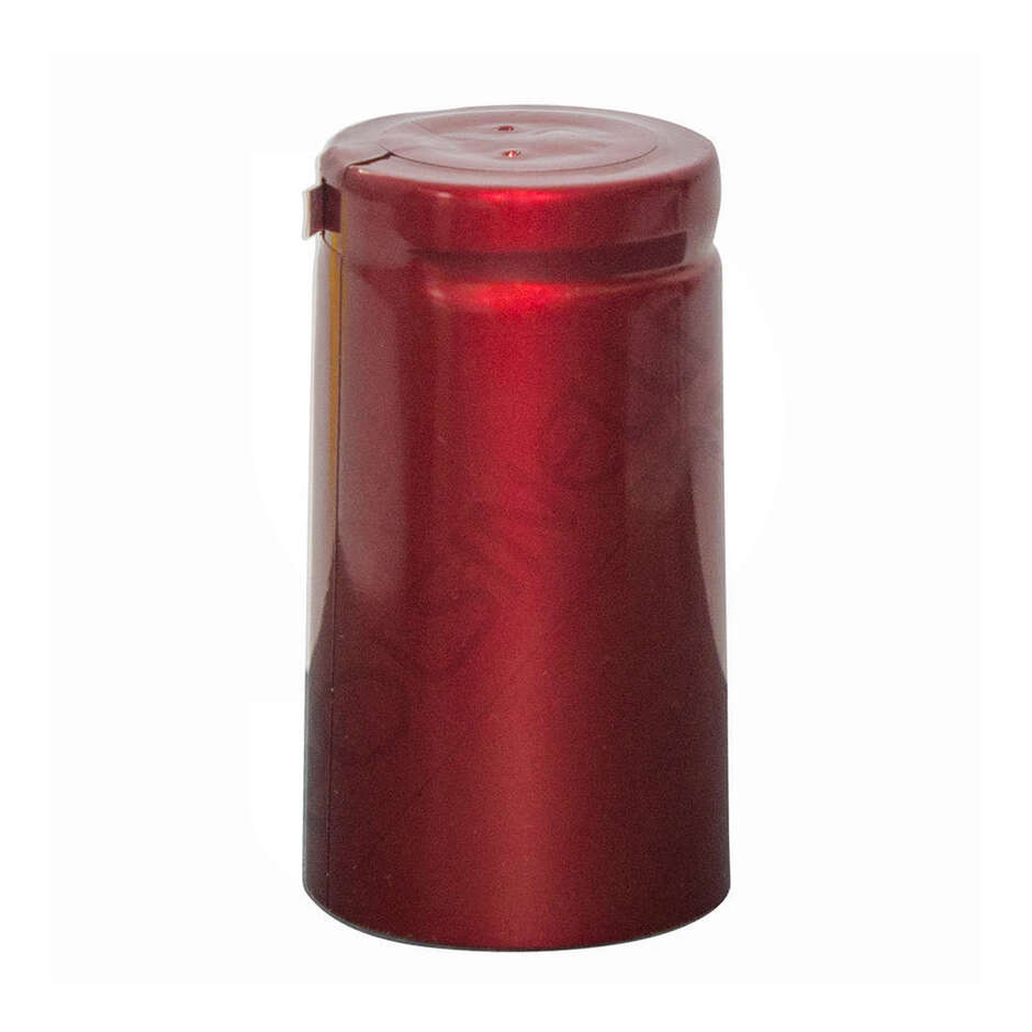 Metallisch Rot PVC-Kapsel ⌀31 (100 St)