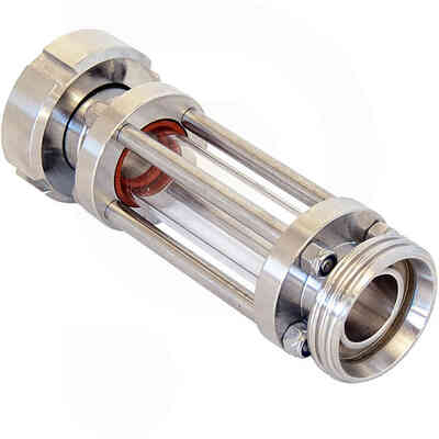 Mirilla lineal de acero inoxidable AISI 304 DIN 40 M