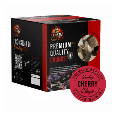 Morceaux de bois de cerisier pour fumage (2 Kg)