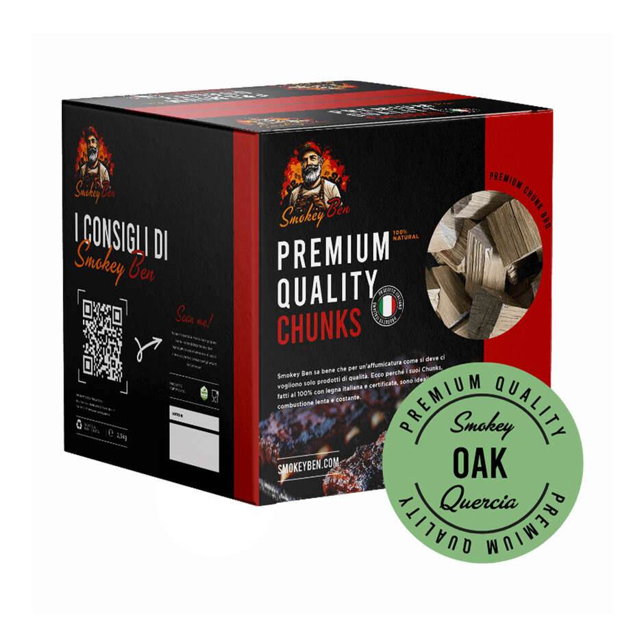 Morceaux de chêne pour fumage (2 Kg)