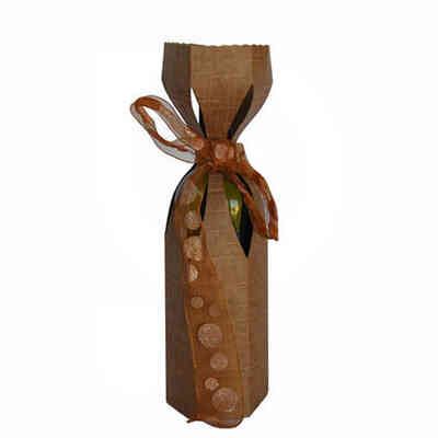 Natural tan carry wine sack (10 pieces)