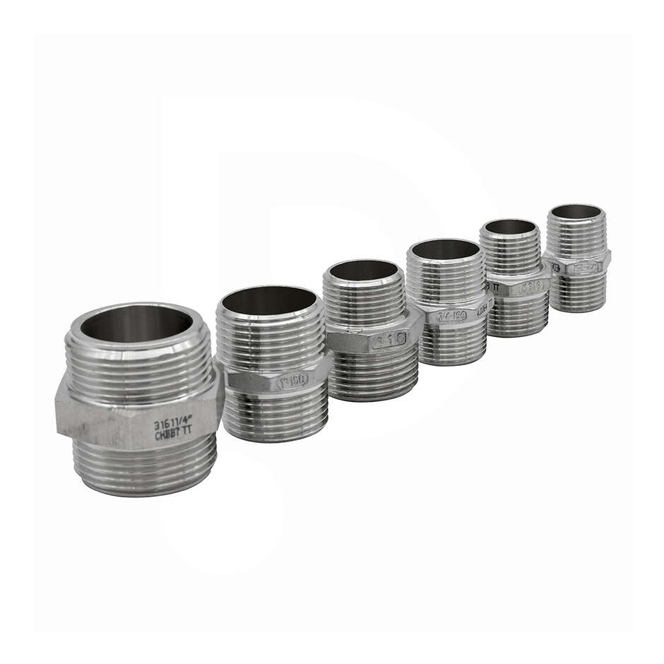 Nipplo esagonale inox 1"