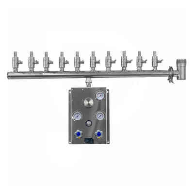 Nitrogen 10-position system with control unit