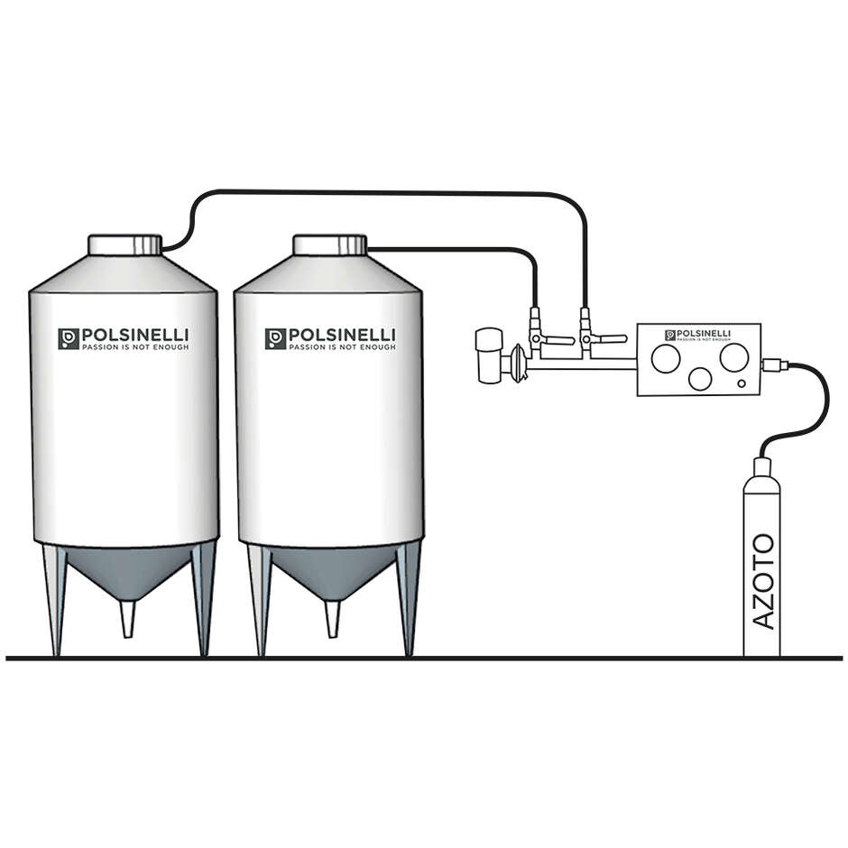 Nitrogen 2-position system with control unit