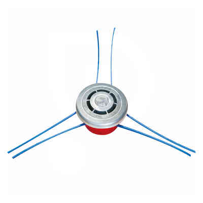 Nylon and aluminium multi-wire head