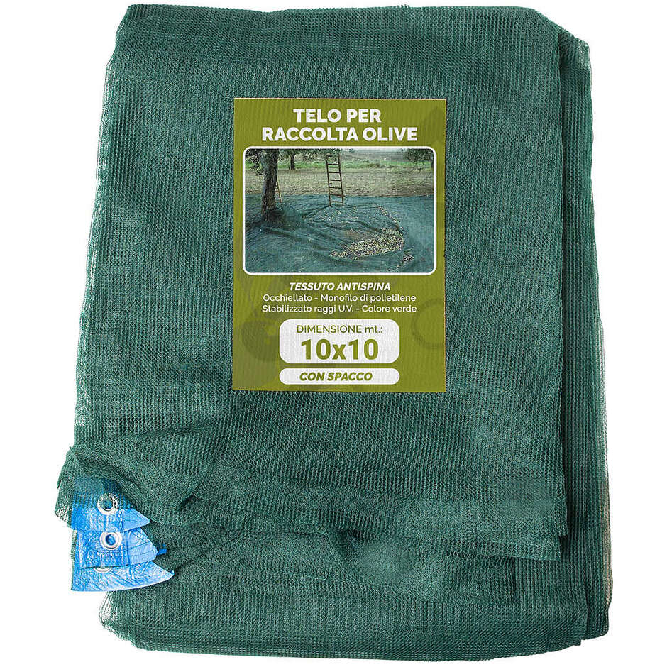 Olive harvesting net 10x10 with opening