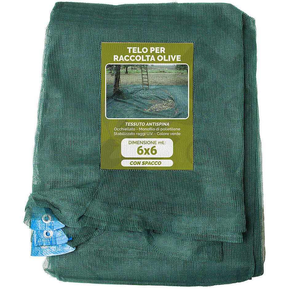 Olive harvesting net 6x6 with opening