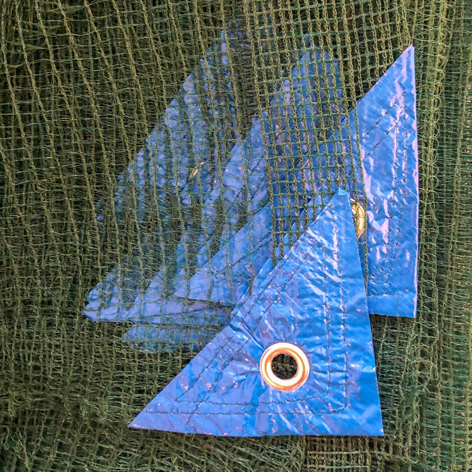 Olive harvesting net 6x6 with opening (33 g)