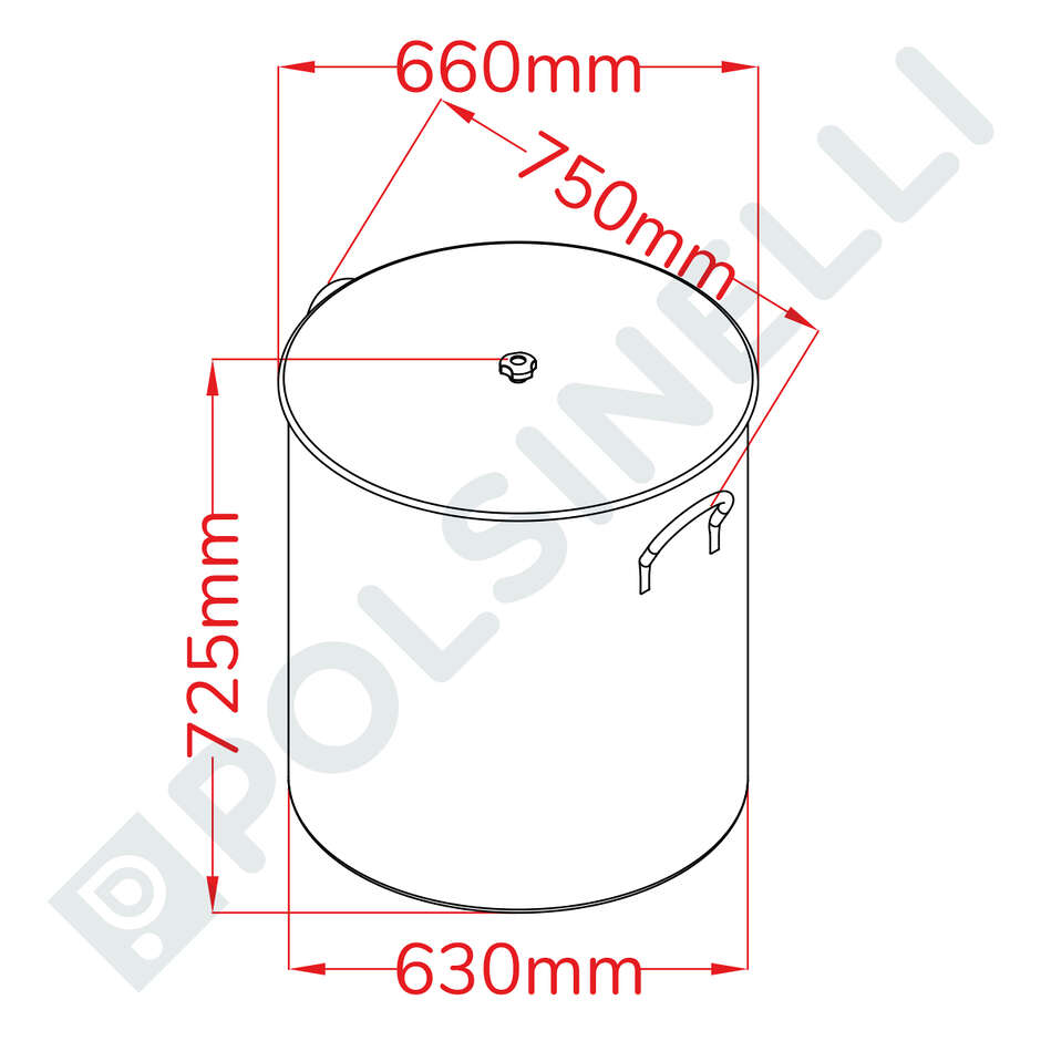 Olla Inox 200 L