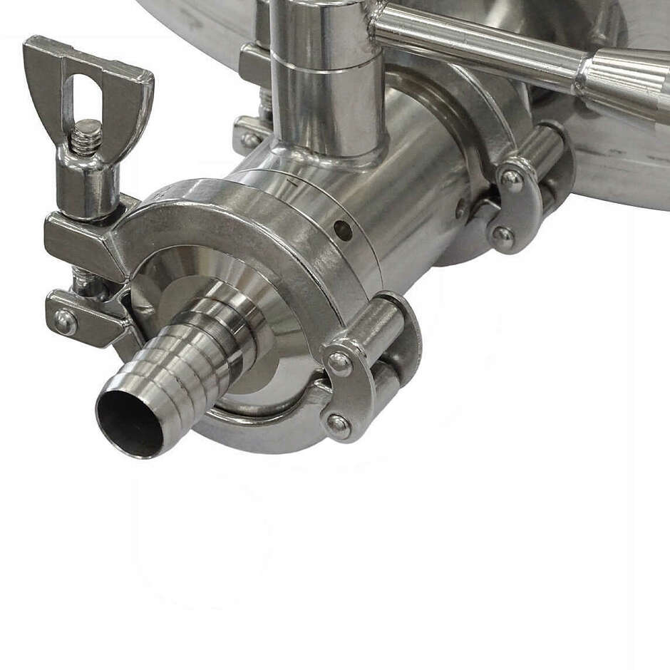 Olla motorizada para marmelada 300 L Tri-Clamp con inversor 
