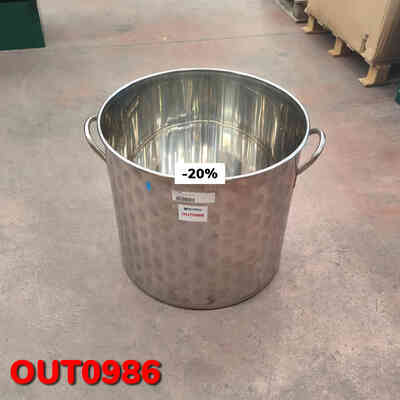 OUTLET - 100 L Edelstahl-Topf