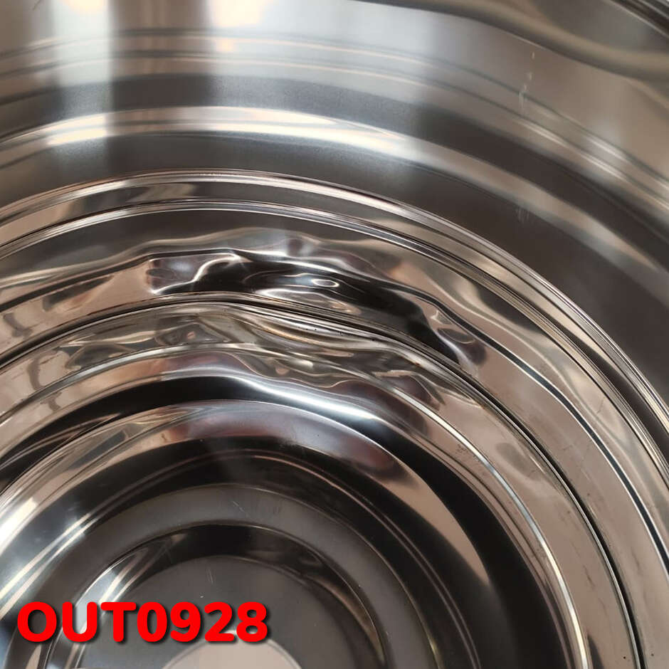 OUTLET - 100 L stainless steel drum smooth bottom