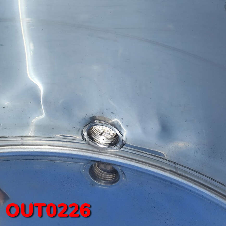 OUTLET - 100 L stainless steel pot with tap