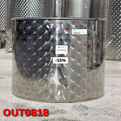OUTLET - 150 L stainless steel tub 