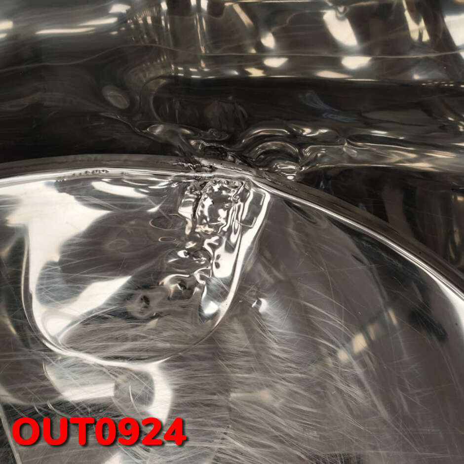 OUTLET - 1500 L Edelstahl Mazeration Fass mit konischem Boden mit Rädern
