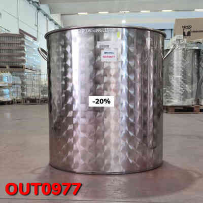 OUTLET - 200 L Edelstahl-Topf