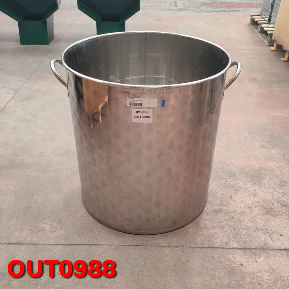 OUTLET - 200 L Edelstahl-Topf