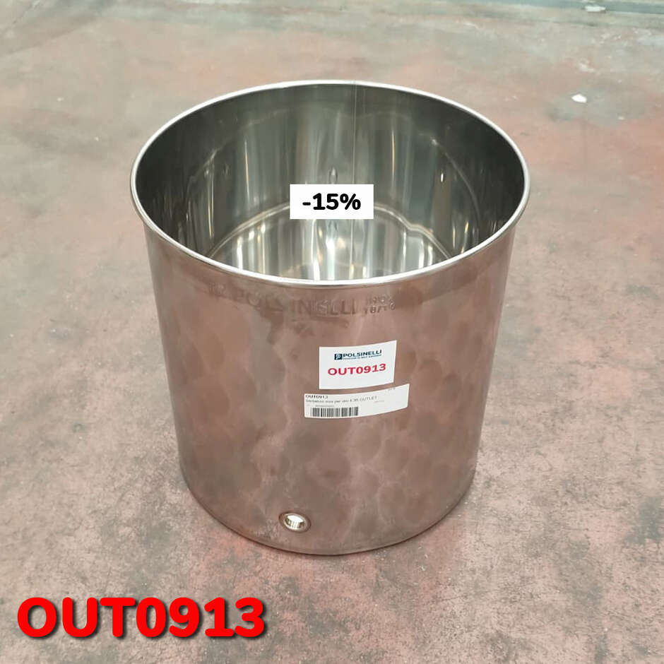 OUTLET - 35 L stainless steel tank