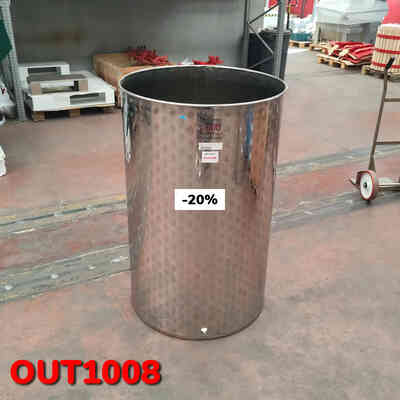 OUTLET - 600 L stainless steel tank
