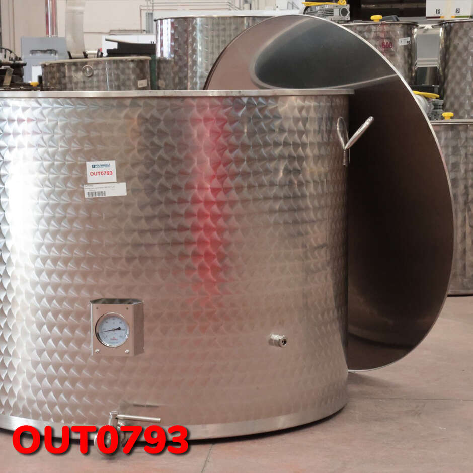OUTLET - 660 L pot for beer brewing