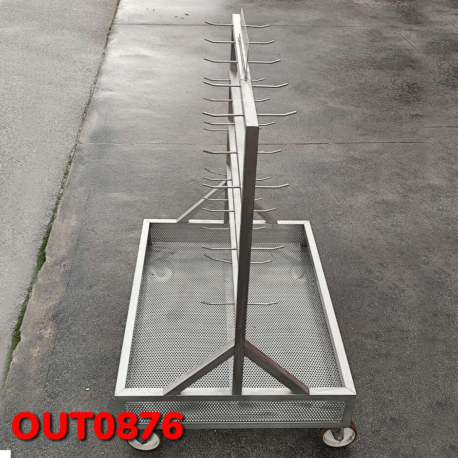 OUTLET - Carrello inox porta raccorderia