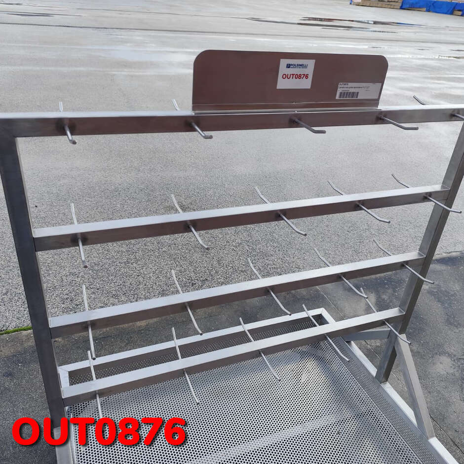 OUTLET - Carro de acero inoxidable para racores