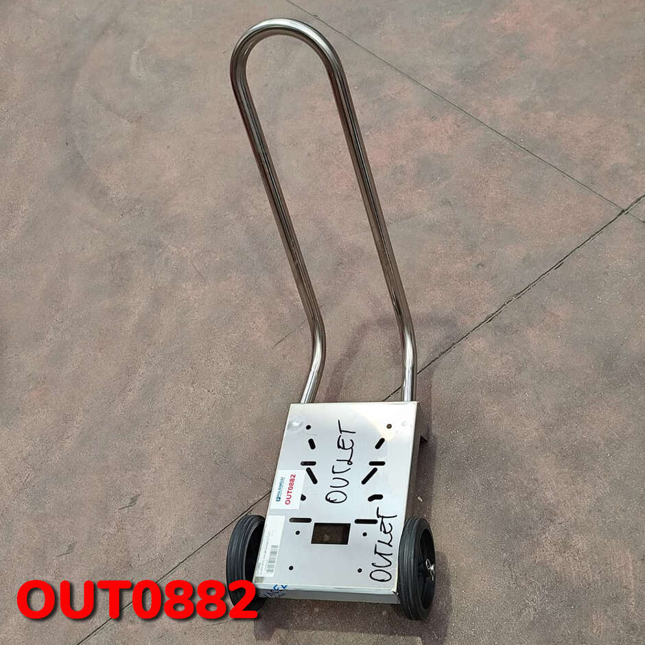 OUTLET - Chariot Maxi en acier inoxydable AISI 304 pour pompe électrique