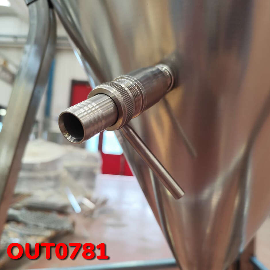 OUTLET - Conical trunk for wine 60° 300 L with air floating lid
