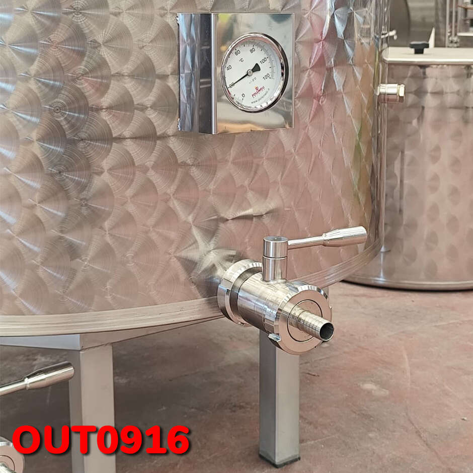 OUTLET - Cuve de brassage de 500 L avec vidange totale - UTILISÉ