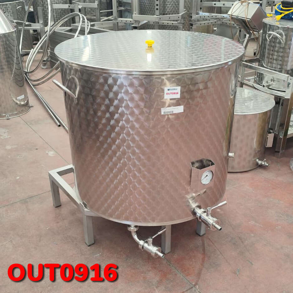 OUTLET - Cuve de brassage de 500 L avec vidange totale - UTILISÉ
