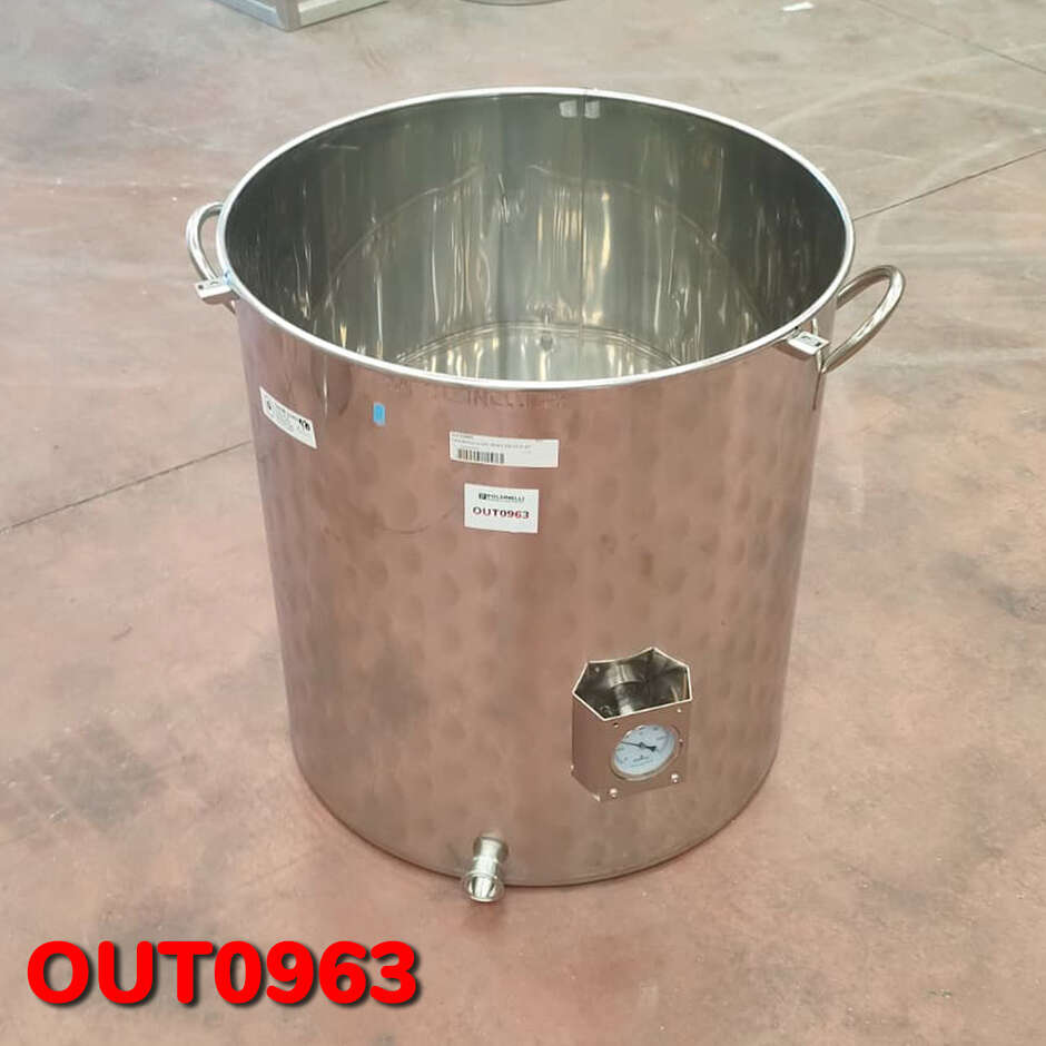 OUTLET - Cuve de brassage inox 200 L