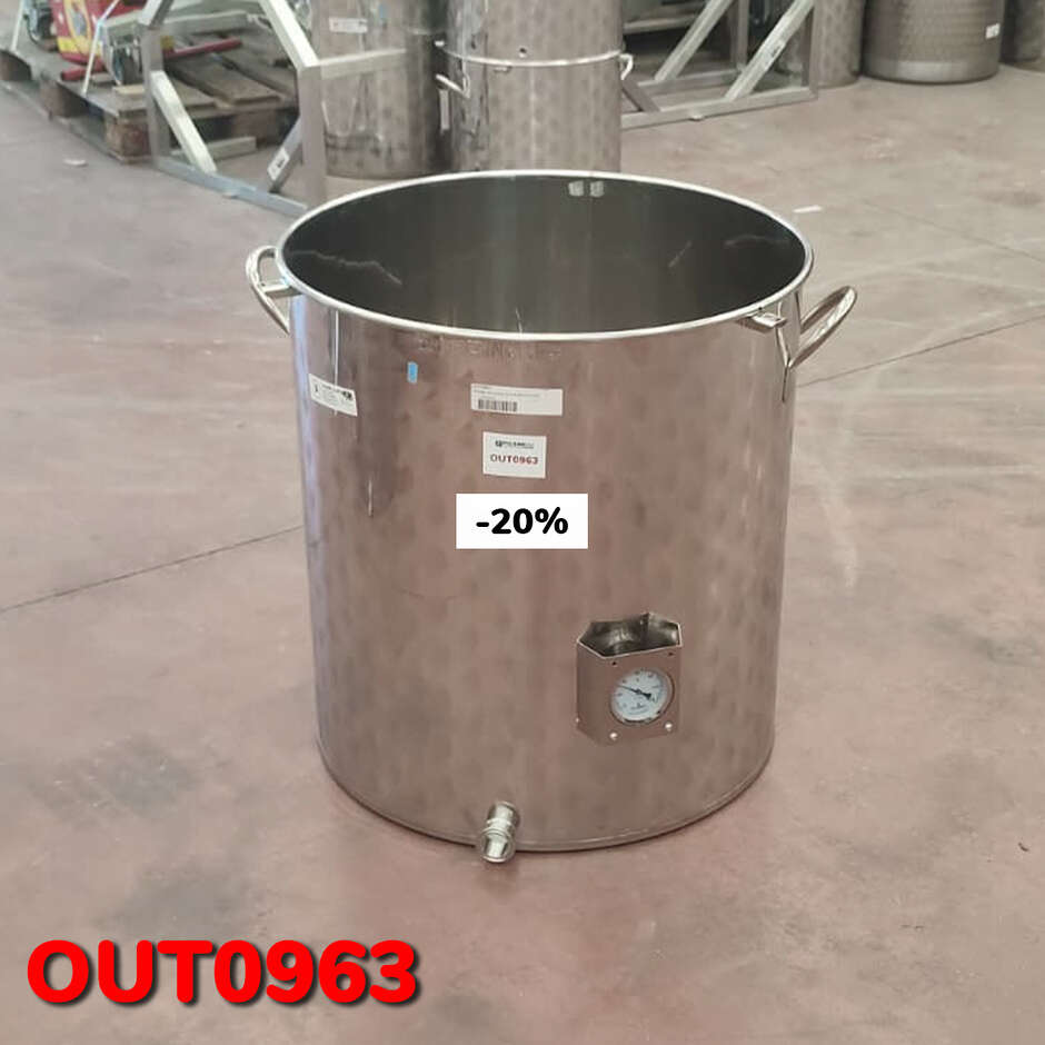 OUTLET - Cuve de brassage inox 200 L