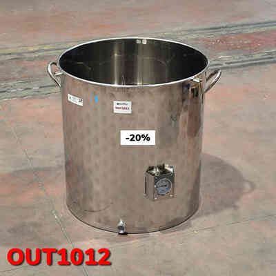 OUTLET - Cuve de brassage inox 200 L
