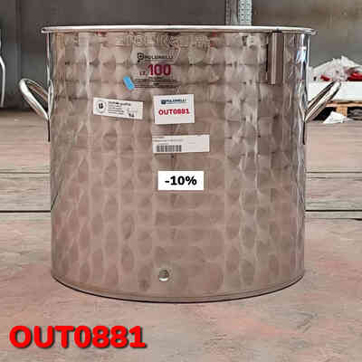 OUTLET - Cuve de macération en acier inox 100 L