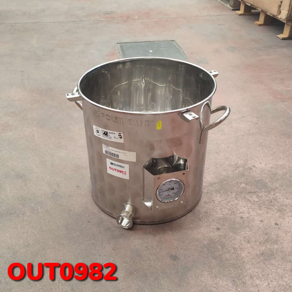 OUTLET - Cuve de production en acier inoxydable 35 L Tri-Clamp